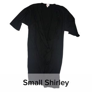 NWT LuLaRoe Shirley - black sweater material